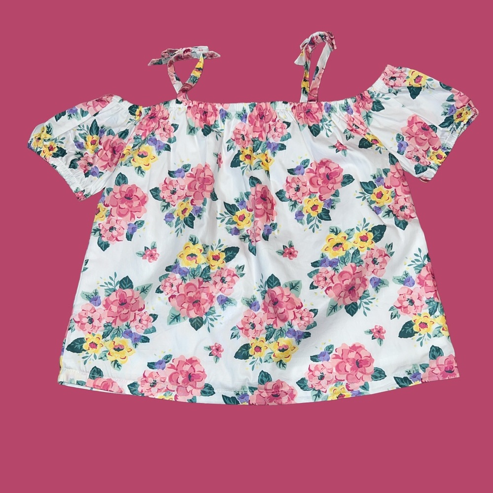 NEW Janie & Jack Cold Shoulder Top Size 5